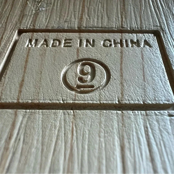 Sun + Stone Womens Delestep Tan Faux Leather Ankle Strap Block Heels Size 9 - Picture 11 of 11